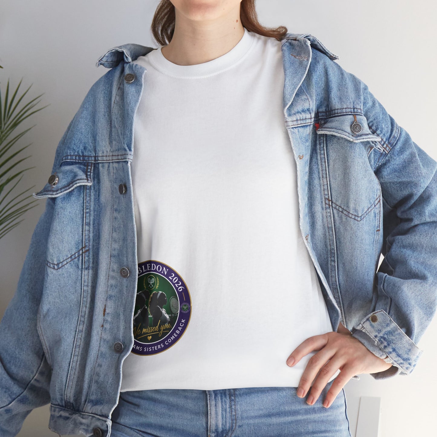2026 Wimbledon - Tennis Logo T shirt _ Williams Sisters Comeback- We missed you