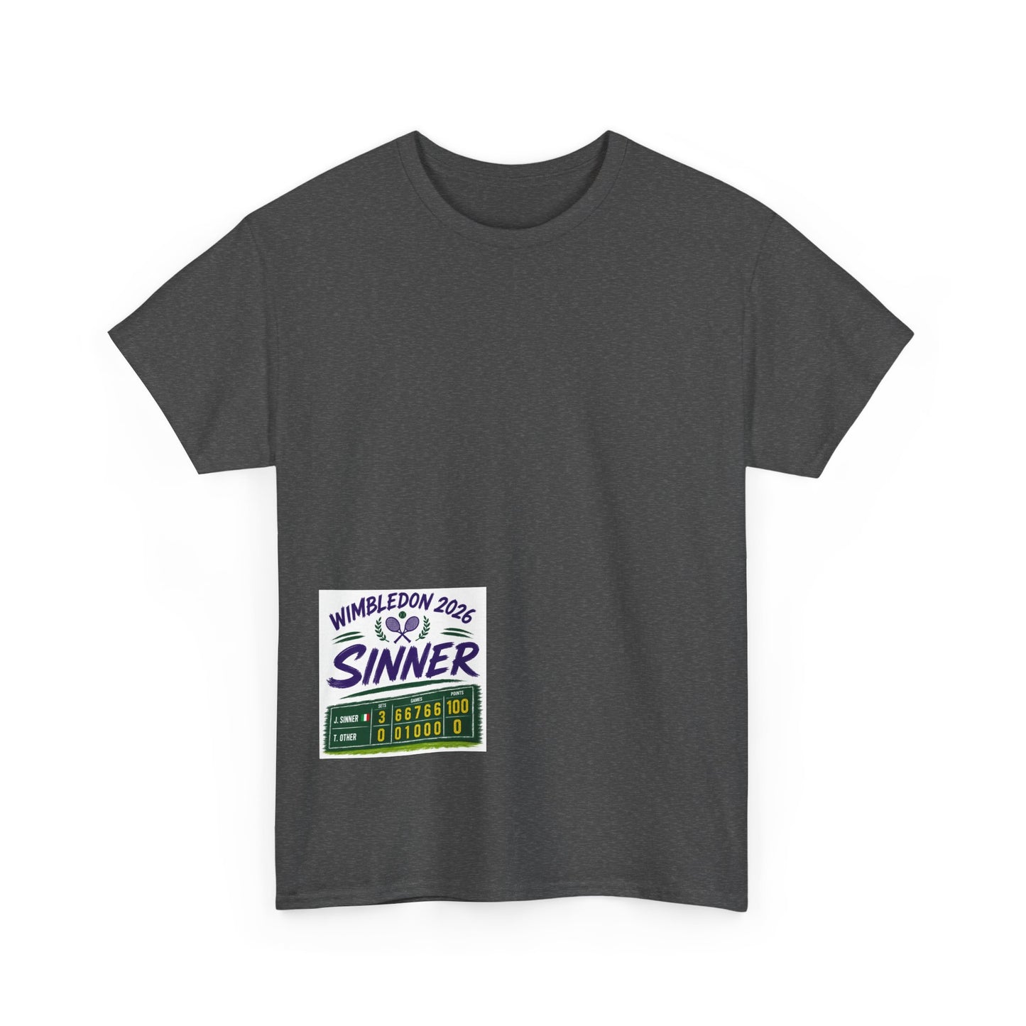 Wimbledon 2026  Tennis  T shirt - Sinner