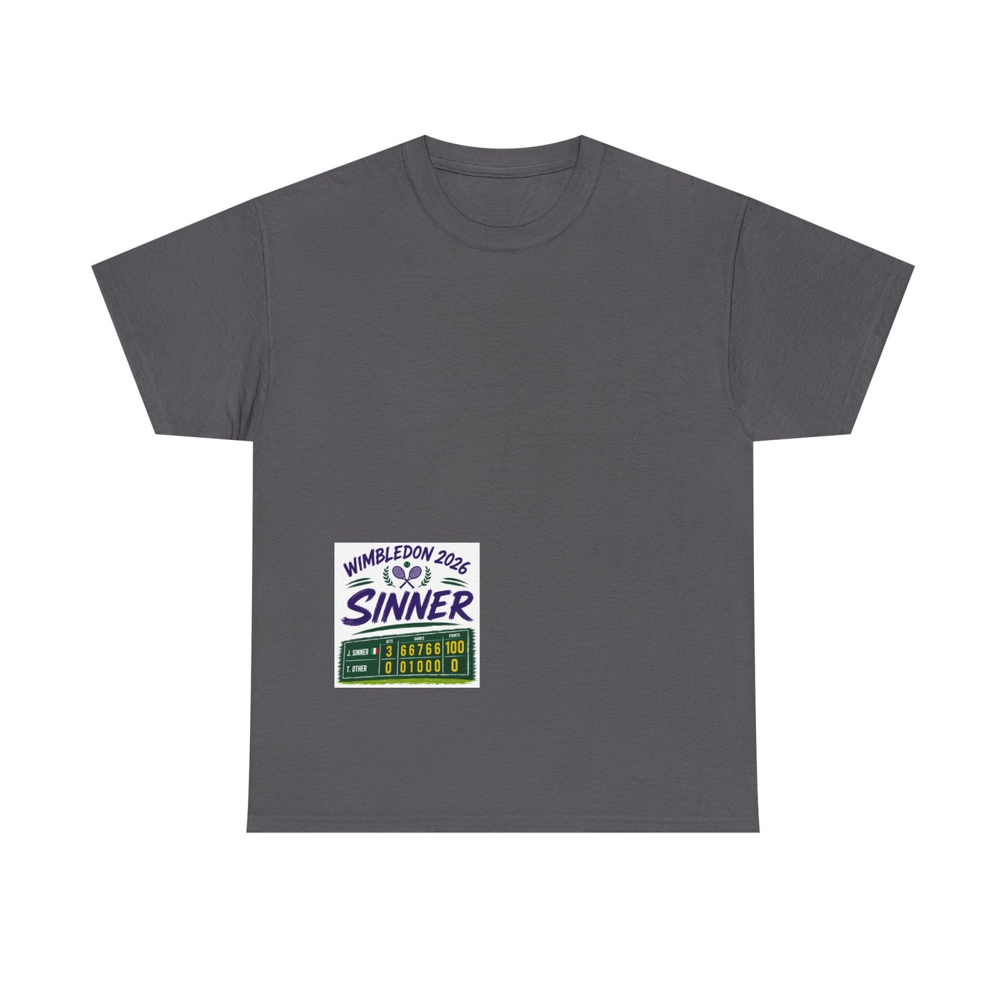 Wimbledon 2026  Tennis  T shirt - Sinner