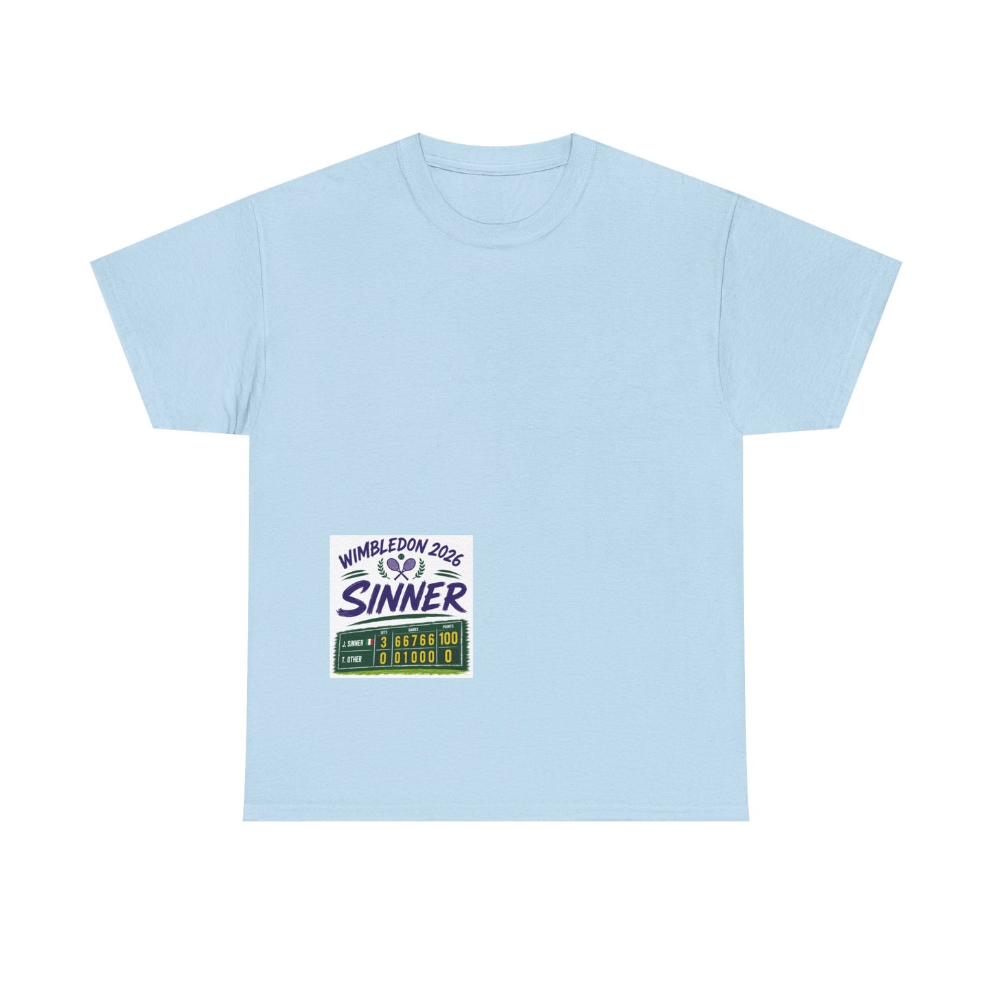 Wimbledon 2026  Tennis  T shirt - Sinner