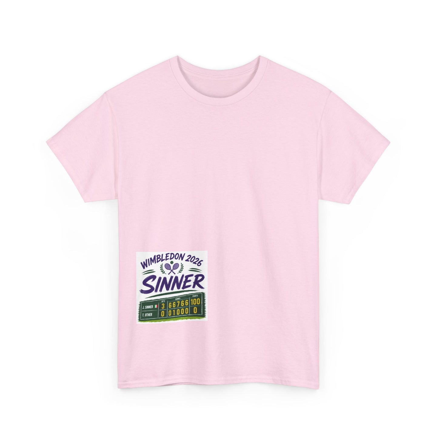 Wimbledon 2026  Tennis  T shirt - Sinner