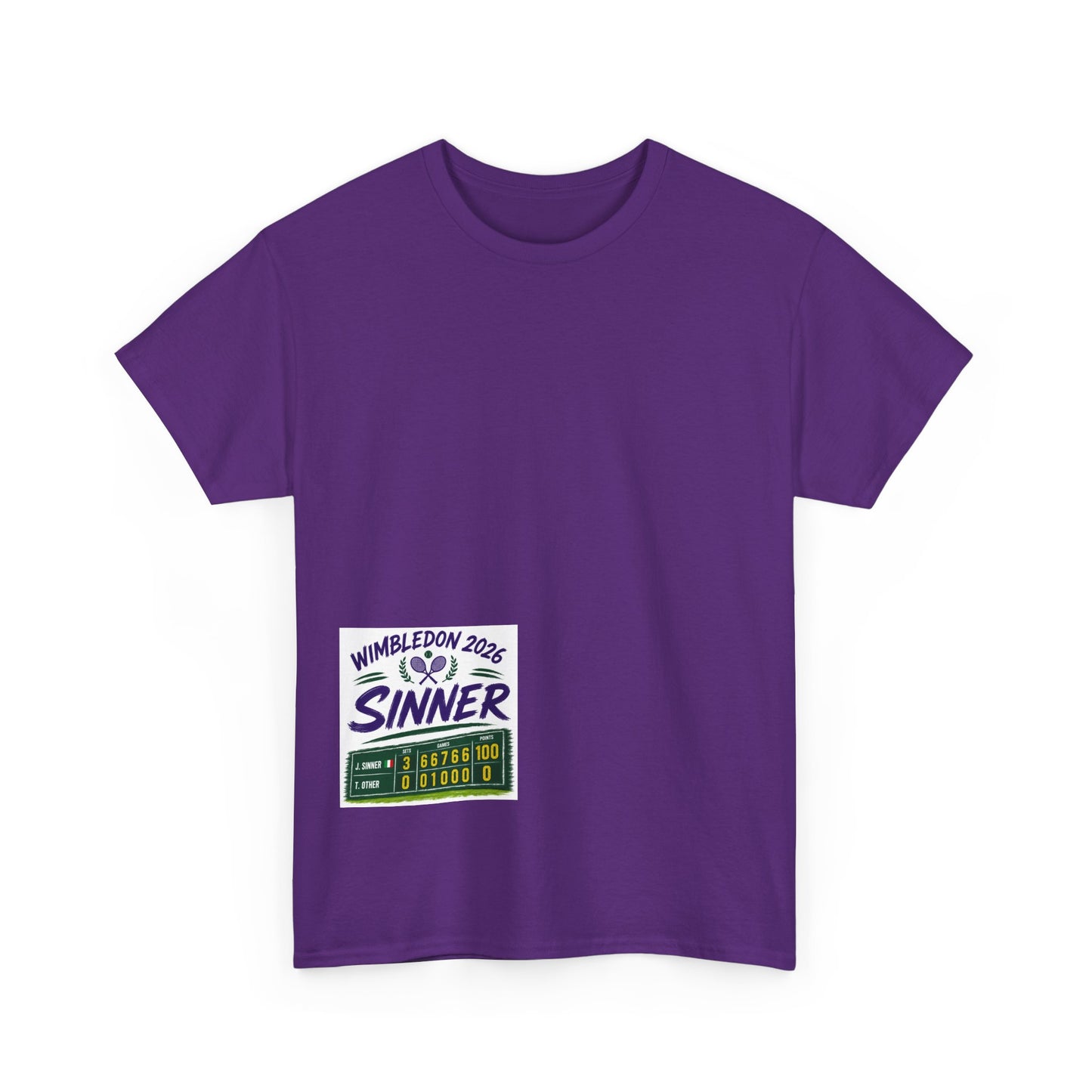 Wimbledon 2026  Tennis  T shirt - Sinner