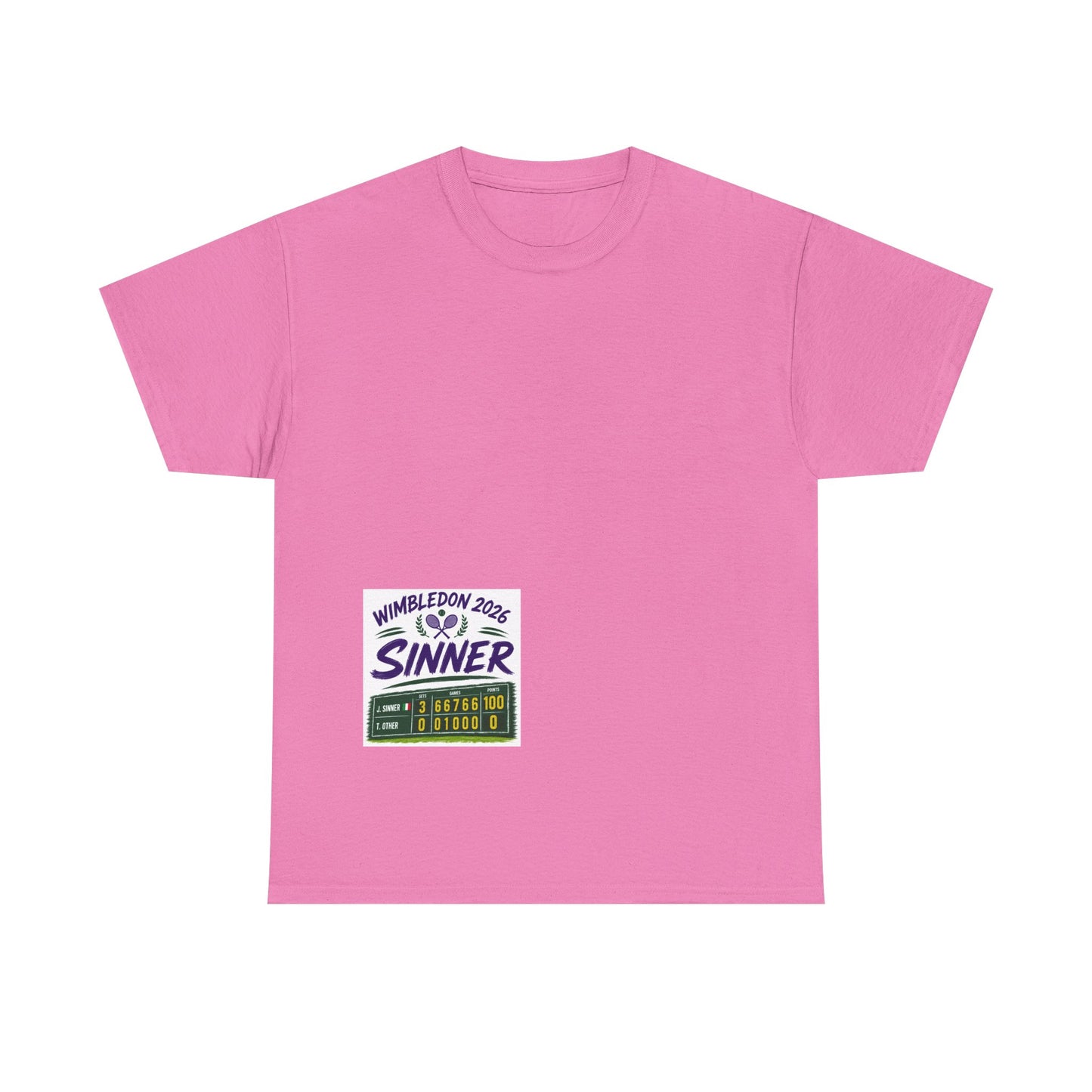 Wimbledon 2026  Tennis  T shirt - Sinner