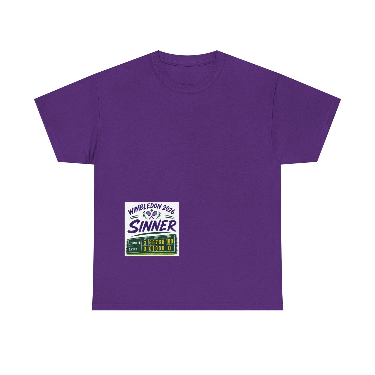 Wimbledon 2026  Tennis  T shirt - Sinner