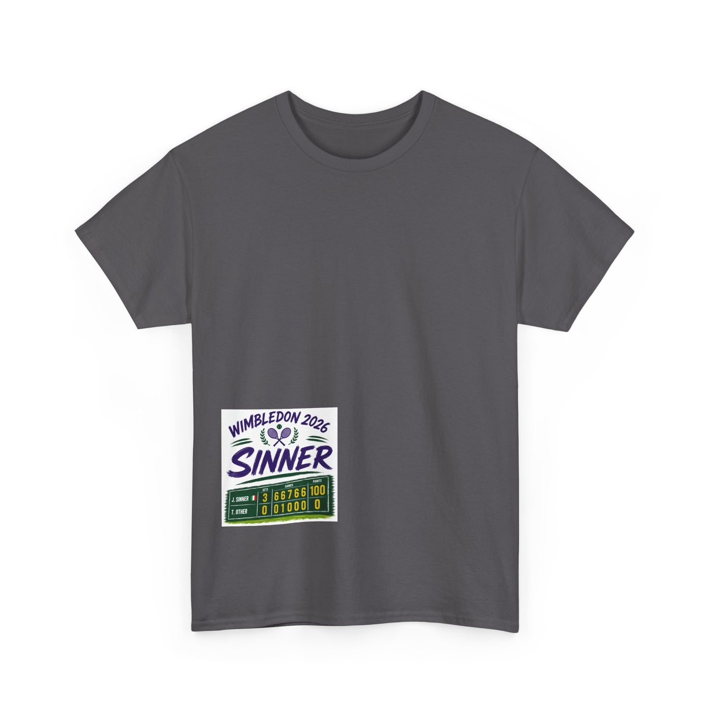 Wimbledon 2026  Tennis  T shirt - Sinner