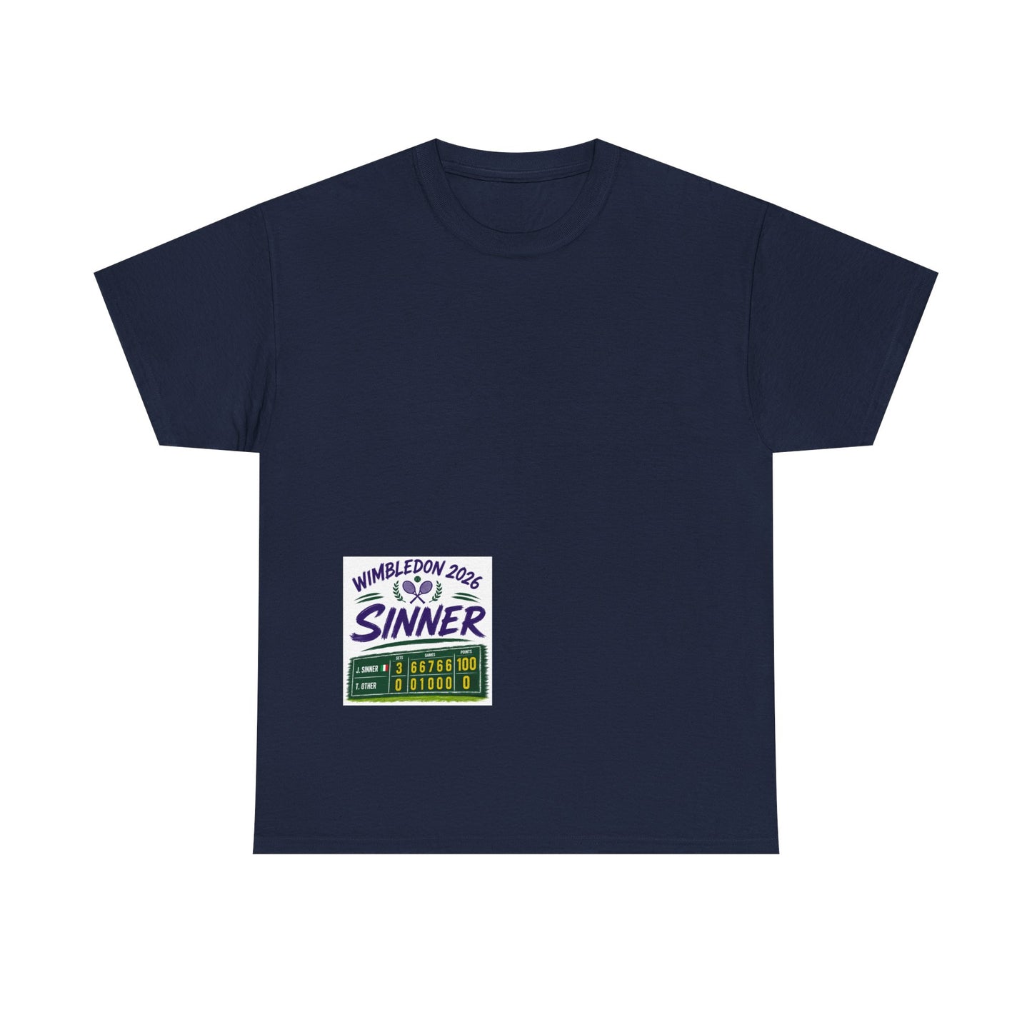 Wimbledon 2026  Tennis  T shirt - Sinner