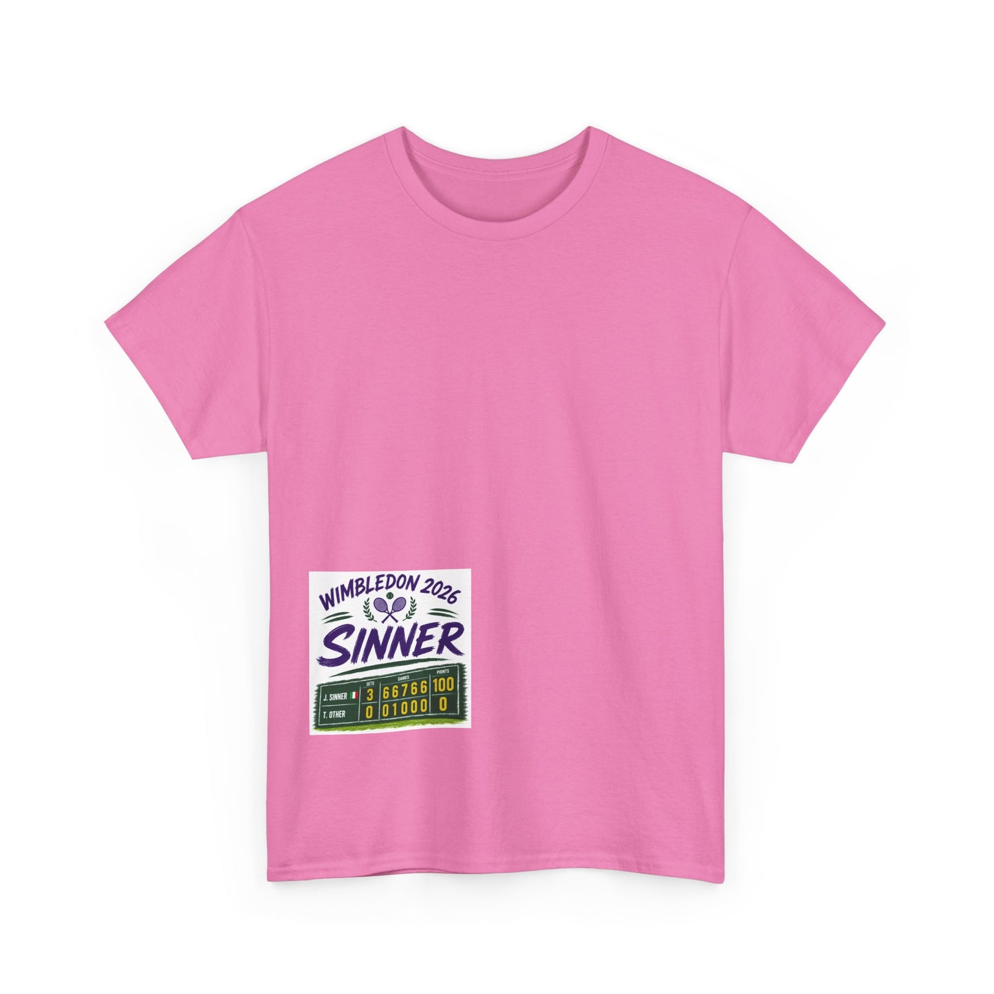 Wimbledon 2026  Tennis  T shirt - Sinner