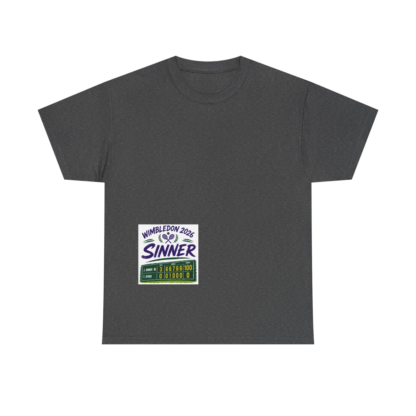 Wimbledon 2026  Tennis  T shirt - Sinner