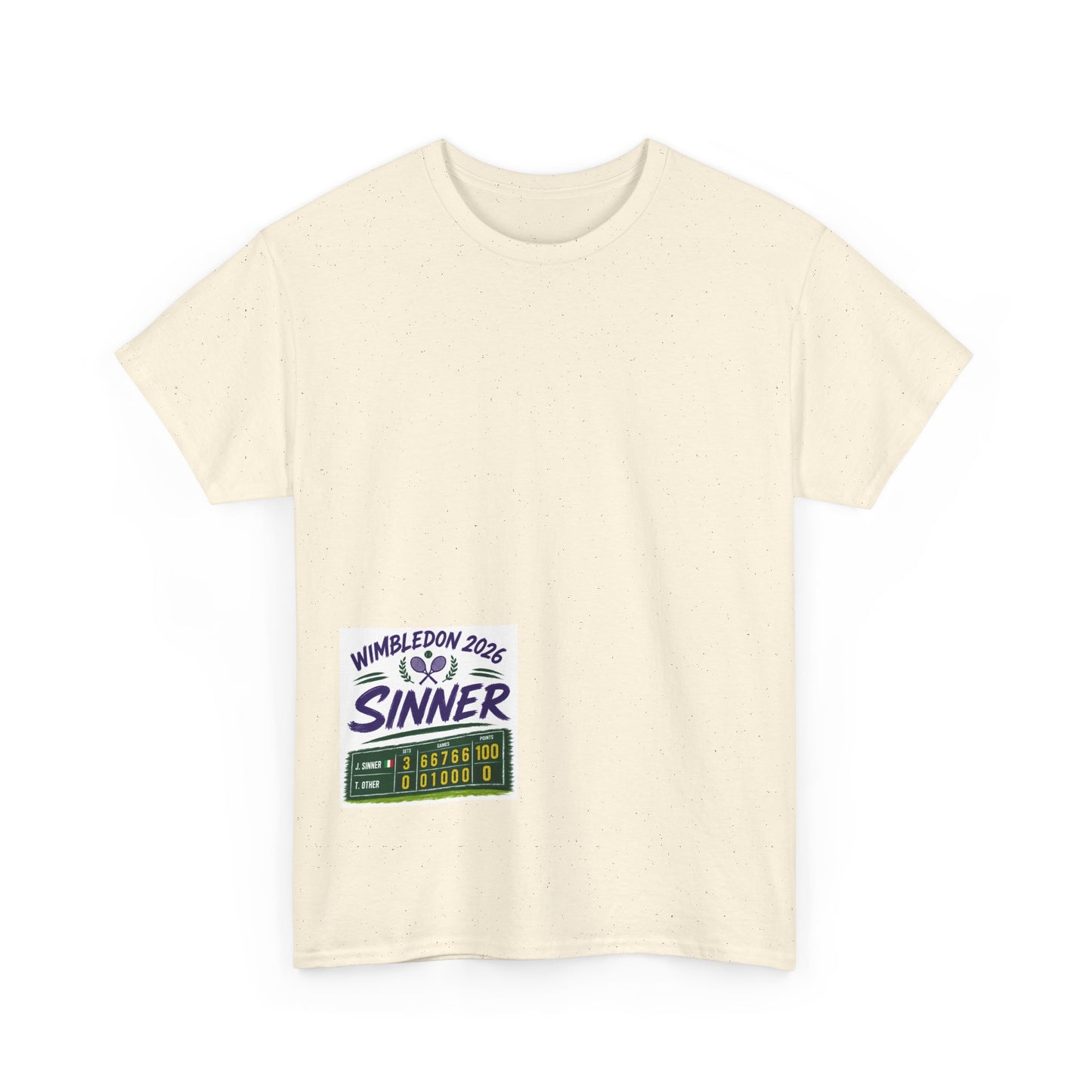 Wimbledon 2026  Tennis  T shirt - Sinner