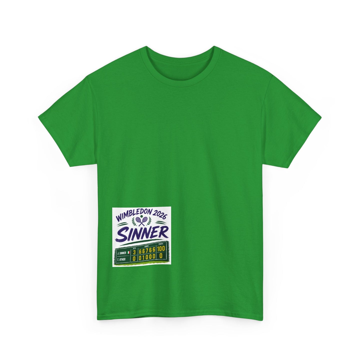 Wimbledon 2026  Tennis  T shirt - Sinner