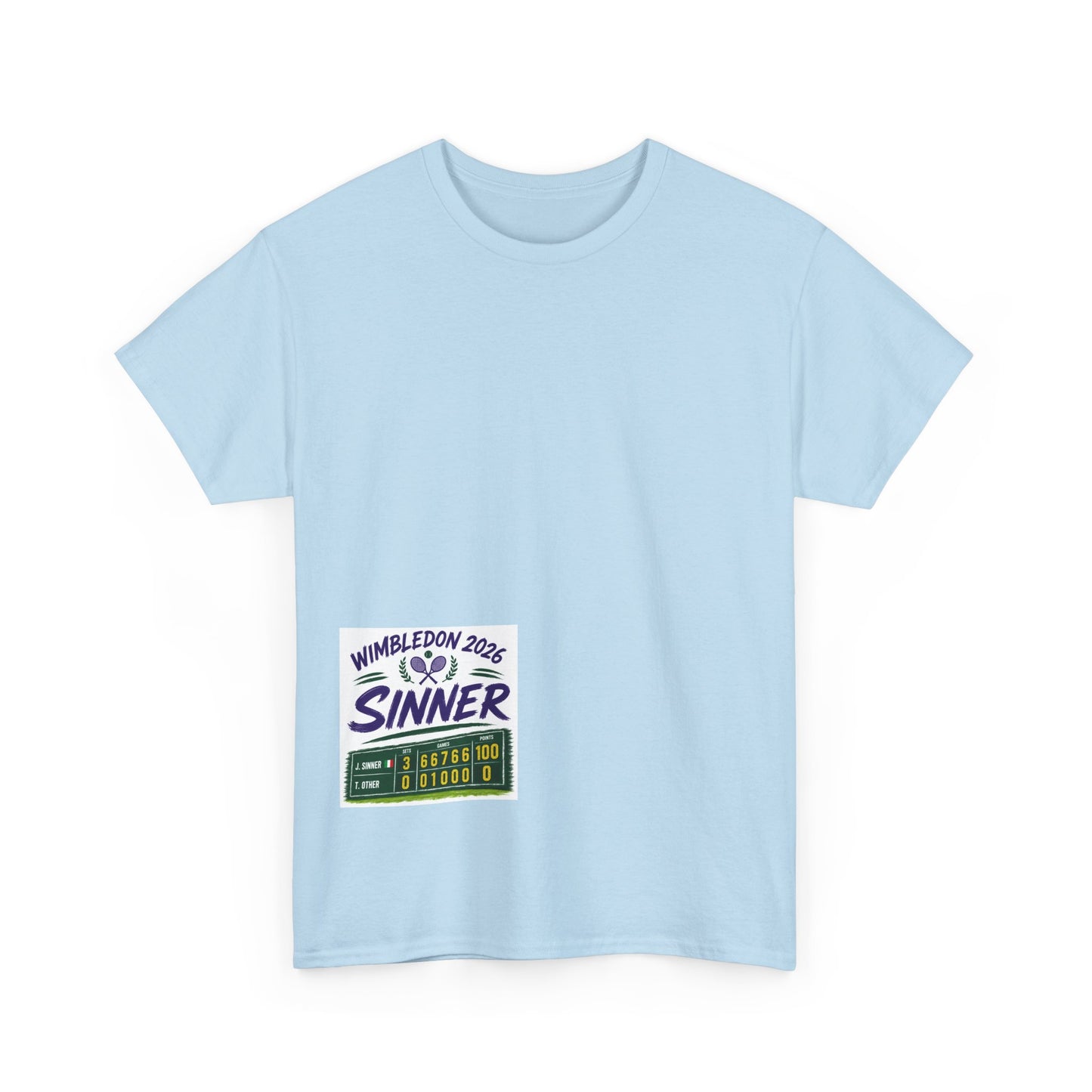 Wimbledon 2026  Tennis  T shirt - Sinner